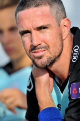 Hurt by a parody account on Twitter: Kevin Pietersen.