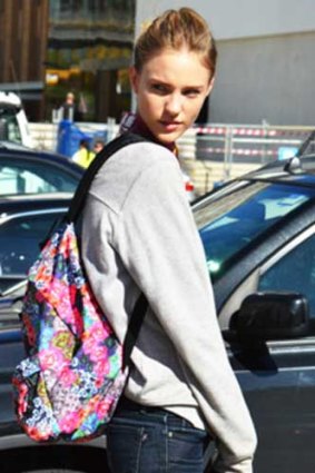 Festival Face Nicole Pollard was a street style favourite at Mercedes-Benz Fashion Week Australia.