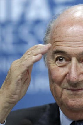 Sepp Blatter's frequent public blunders make a farce of the governing body.