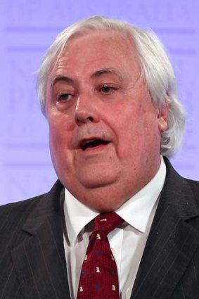 Ringleader: Clive Palmer.