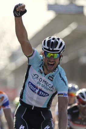 In form ... Boonen won the Ghent-Wevelgem last week.