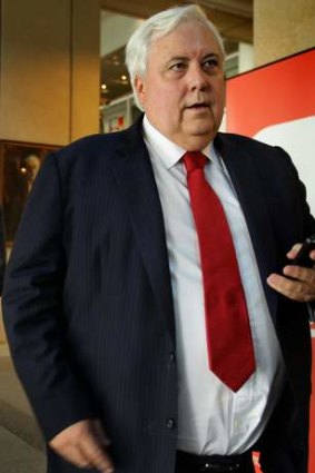 Waiting on another recount: Clive Palmer.