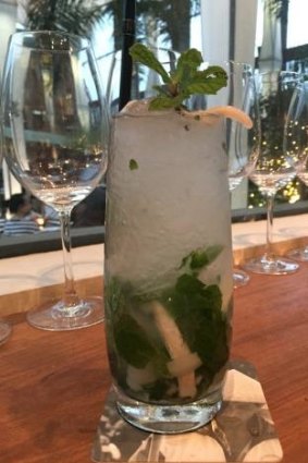 The staff at Merah Putih have shred the recipe for their "coconut water mojito".