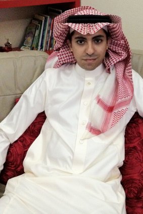 Saudi blogger Raif Badawi in 2012.