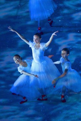 Five hundred ballerinas performed during the opening ceremony.