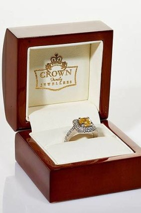 The ring fetched just $16,000 at auction.