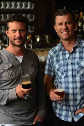 Steve Jeffares and Guy Greenstone have a passion for boutique beers.