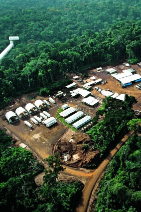 Mbalam Camp, iron ore deposit in the Congo. 