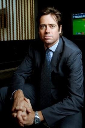 Top candidate to become the AFL top boss, Gillon McLachlan.