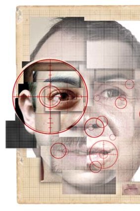 I spy the use of facial recognition systems by law enforcement agencies is becoming more widespread. <i>Illustration: Sam Bennett</i>
