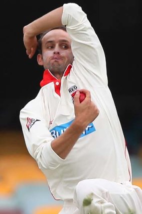 Strike weapon &#8230; Australian off spinner Nathan Lyon is not scared of the Proteas' batsmen.