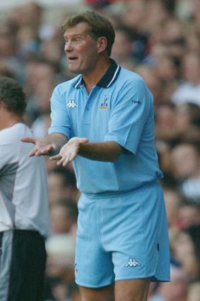 Glenn Hoddle as Hotspur manager in 2003.