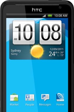 Telstra's HTC 4G smartphone.