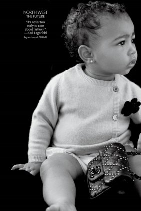 North West as she appears in CR Fashion Book.