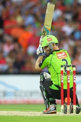 Ryan Carters in play during the Sydney Thunder vs The Sydney Sixes at ANZ Stadium in 2012.