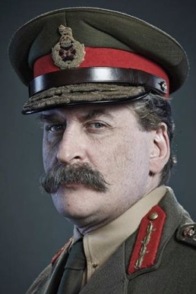 Lachy Hulme as Lord Kitchener in Channel Nine's Gallipoli.