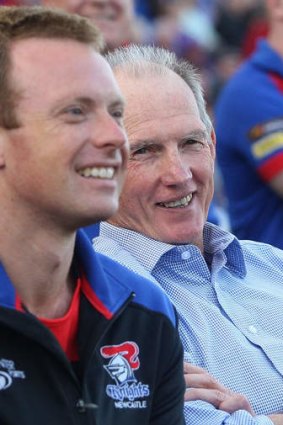 Out of the shadows: Knights coach Wayne Bennett.