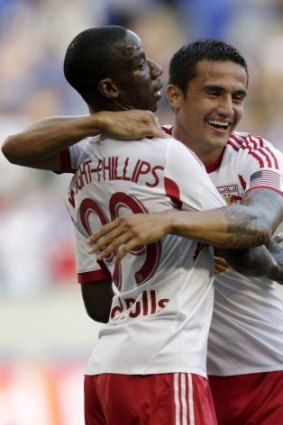 Bradley Wright-Phillips and Tim Cahill.