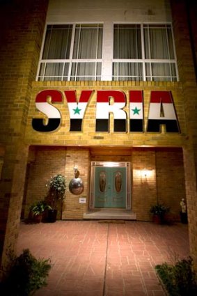 Two Syrian diplomats have been expelled from their embassy in Canberra.