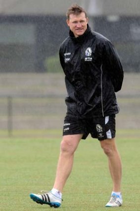 Pies coach Nathan Buckley.