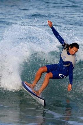 Seven-time surfing world champion Layne Beachley.