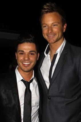 Long-term relationship ... Anthony Callea and Tim Campbell.