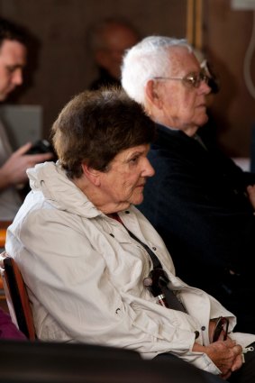 In 2012 Joan Kirner attends the Newport Forum on $290 million worth of funding cut to the TAFE program.
