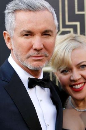 Leading the dance: Director Baz Luhrmann and his wife, designer Catherine Martin.