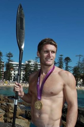 Kayaking gold medallist Jacob Clear.