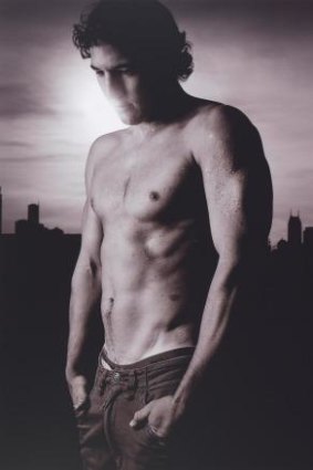 A photographic portrait of Billy Slater featuring in <i>Bare: Degrees of undress</i> at the National Portrait Gallery.