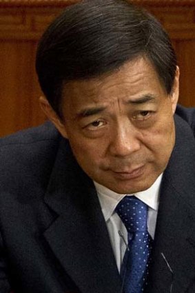 Career-threatening ... despite links to former Chongqing Party secretary Bo Xilai, moving up the ranks may still prove difficult for General Zhang Haiyang.