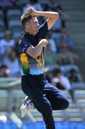 Pushing for selection: Australian bowler Jackson Bird.