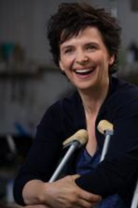 <i>Words and Pictures</i> star Juliette Binoche.