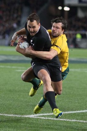 Target ... Israel Dagg's All Blacks are shooting for 17 straight.
