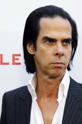 Nick Cave at the Los Angeles premiere of Lawless.