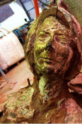 Bust by Sculptor Peter Nicholson.