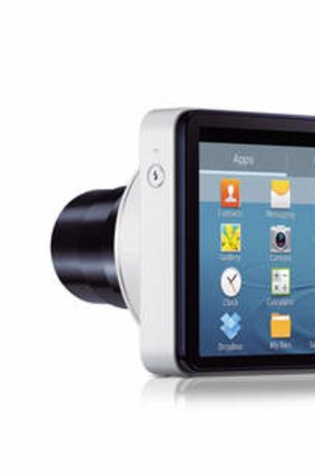 The Samsung camera that looks and acts like an Android phone.