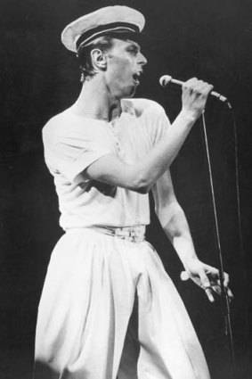 Prime Bowie ... on his 1978 British tour.