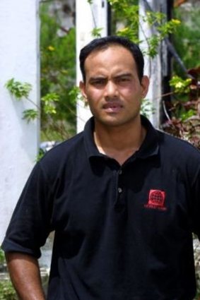 Nauru Justice Minister David Adeang.