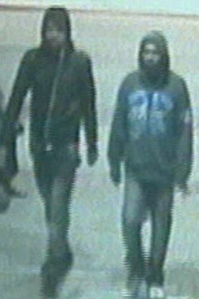 CCTV footage of the two people of interest in the Oscar Tsang bashing.