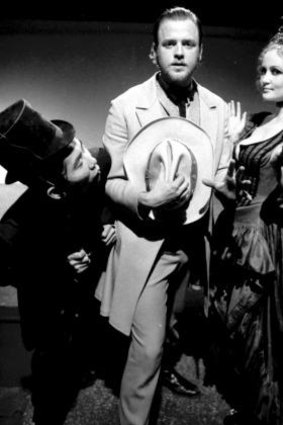 As it was: William Yang, John Paramor and Kate Fitzpatrick  starred in 1970 production of <em>The Legend of King O'Malley</em>, directed by John Bell.