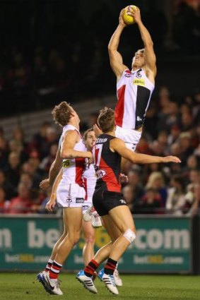 High-flyer: Sean Dempster, formerly a Swan but now a Saint.
