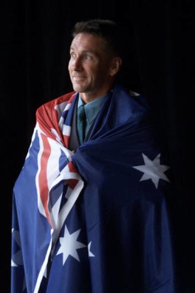 Professor Brendan Burkett, who was the Australian Paralympic team's flag bearer at the Sydney Games, is now a sports scientist with the Australian team in London.