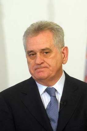 "I kneel and ask for forgiveness for Serbia for the crime committed in Srebrenica": Serbian President Tomislav Nikolic.