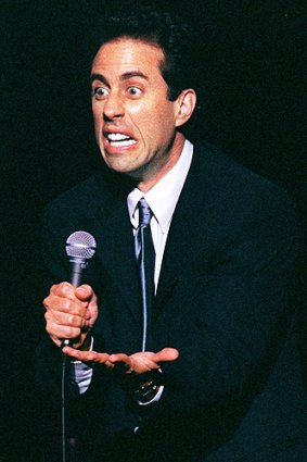 Seinfeld at New York's Broadhurst Theatre during his <i>I'm Telling You For The Last Time</i> tour in 1998.
