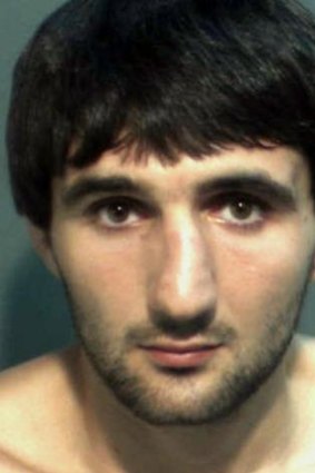 Ibragim Todashev after his arrest in 2013 for aggravated battery in Orlando, Florida.