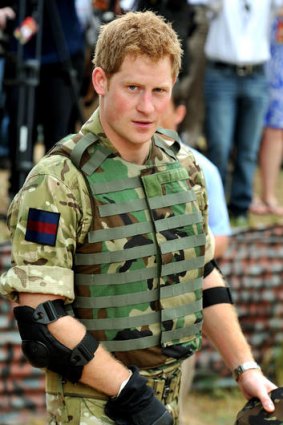 Prince Harry, known to the British army as "Captain Wales".