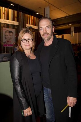 Hugo Weaving and Kat Greenwood.