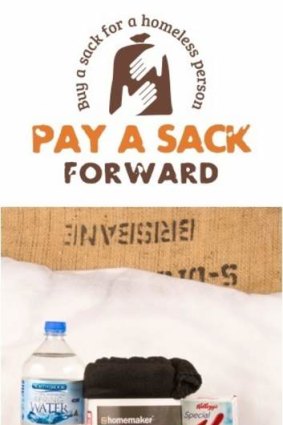 Pay a Sack Forward offers much needed help to the homeless.