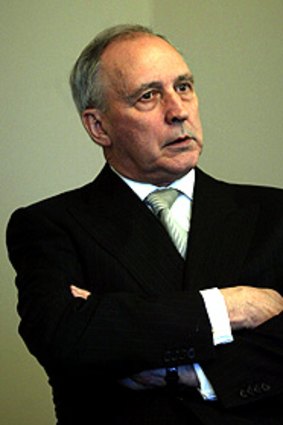 Speaking out: Former prime minister Paul Keating.